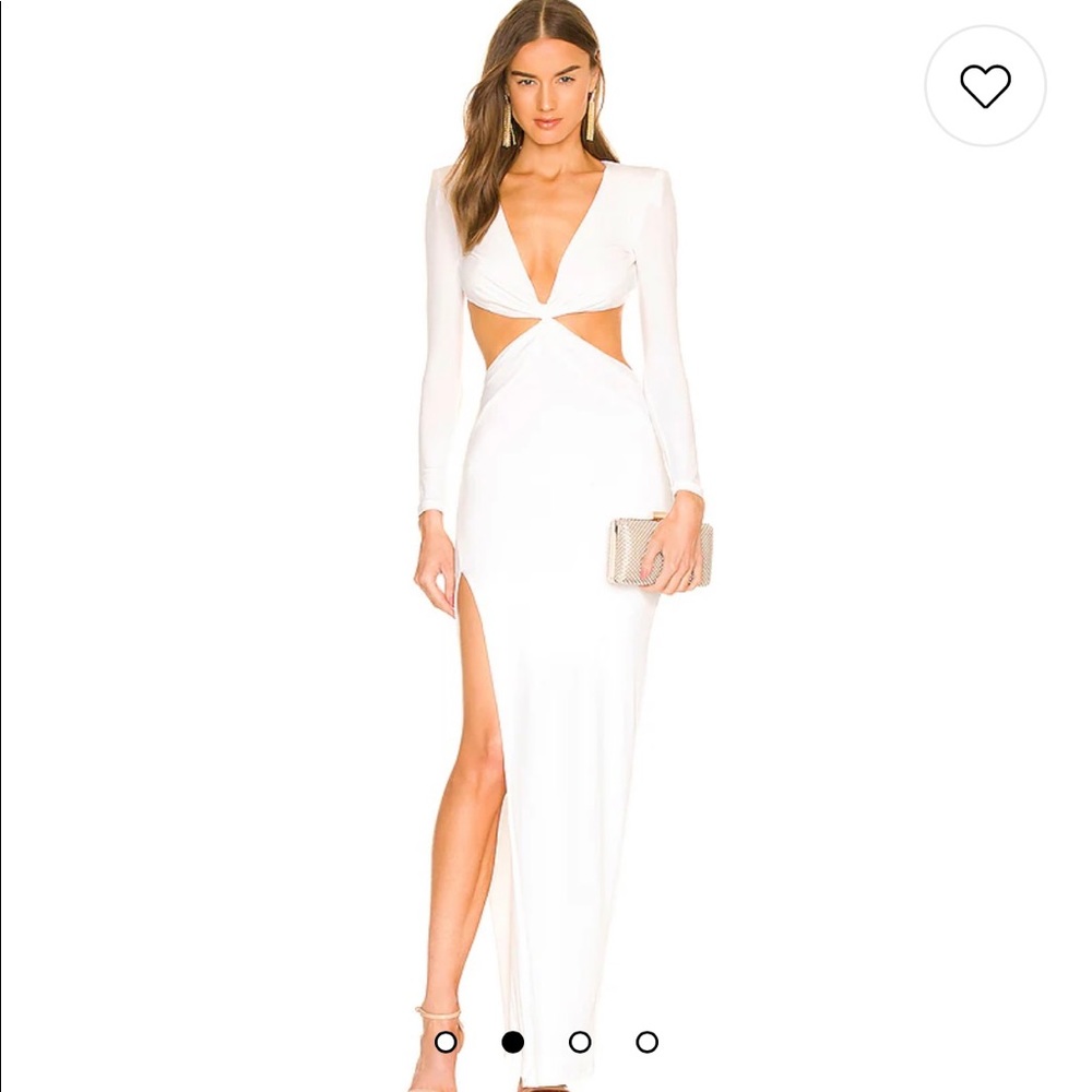 Nookie White Backless Dress